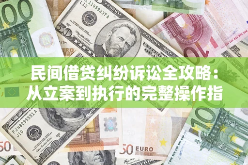 济南民间借贷纠纷诉讼全攻略：从立案到执行的完整操作指南
