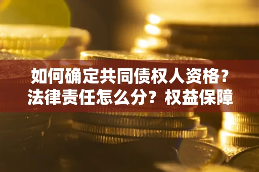 济南如何确定共同债权人资格？法律责任怎么分？权益保障技巧揭秘！