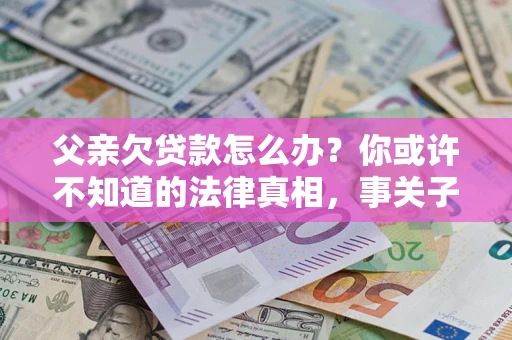 济南父亲欠贷款怎么办？你或许不知道的法律真相，事关子女未来