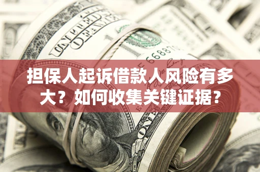 济南担保人起诉借款人风险有多大？如何收集关键证据？