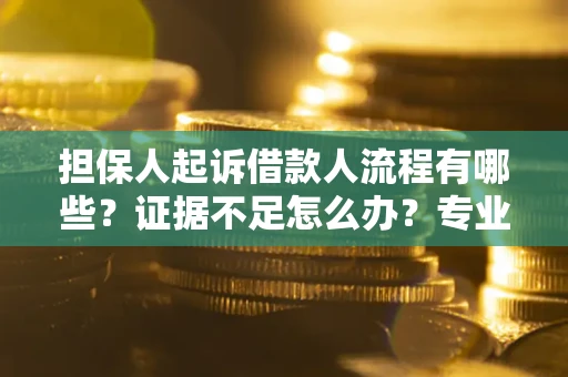 济南担保人起诉借款人流程有哪些？证据不足怎么办？专业律师解答