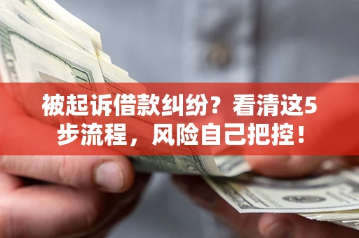 济南被起诉借款纠纷？看清这5步流程，风险自己把控！